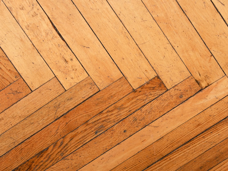 Luxury vinyl flooring in a kitchen