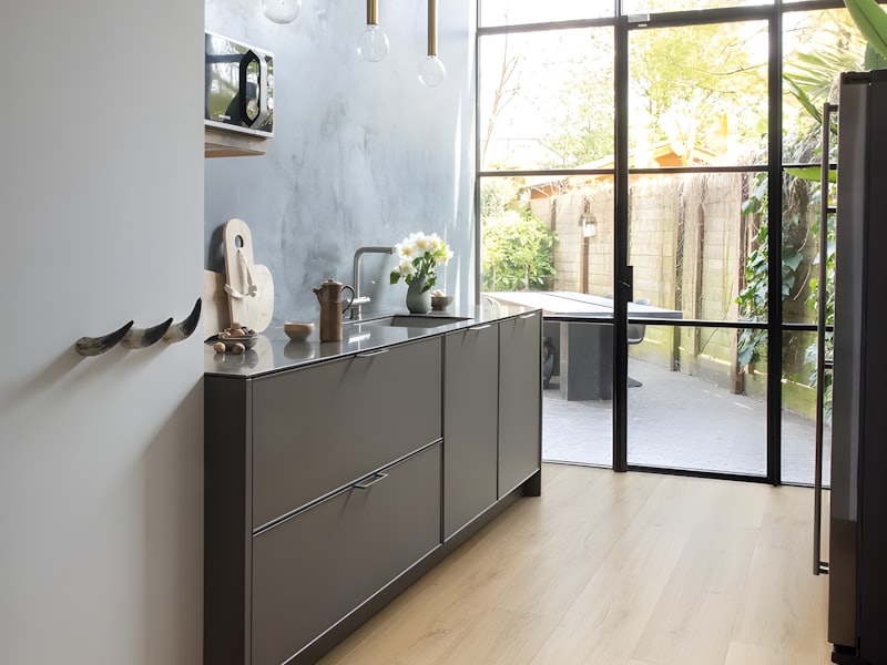 Freshly fitted floor in a modern home